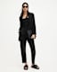 Aleida Mid-Rise Tapered Jersey Trousers