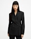 Sevenh Cinched Waist Slim Fit Blazer