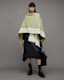 Saints Border Logo Wool Ruana Scarf