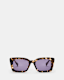 Marla Square Bevelled Sunglasses