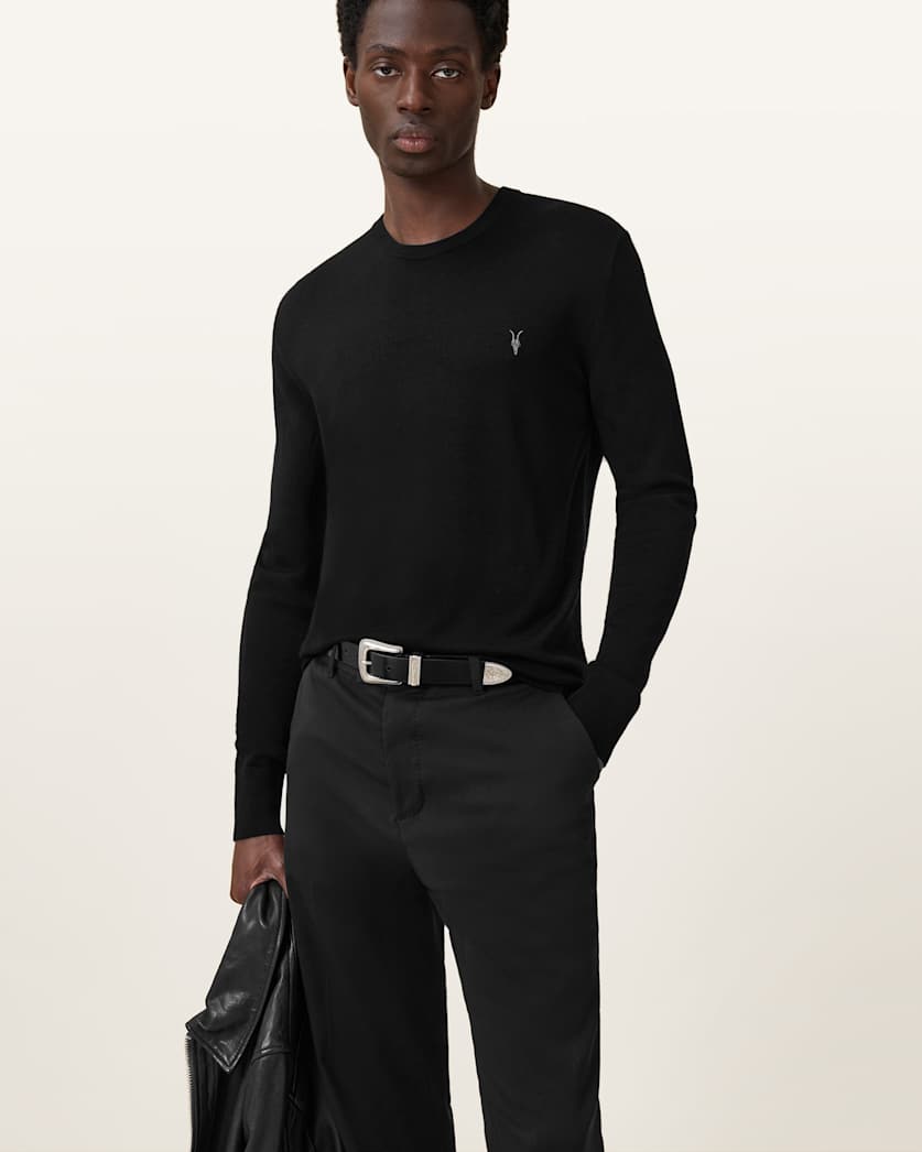 Mode Merino Crew Neck Ramskull Jumper