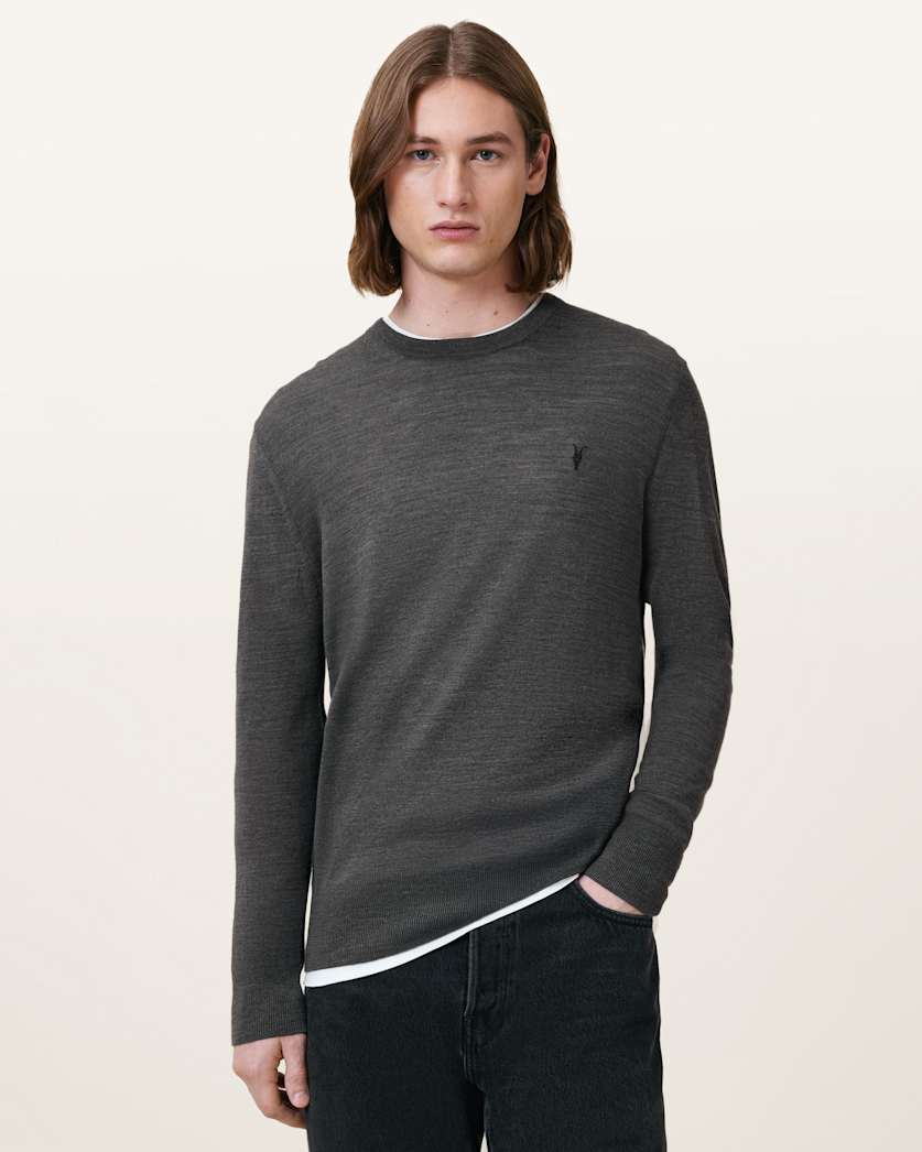 Mode Merino Crew Neck Ramskull Jumper