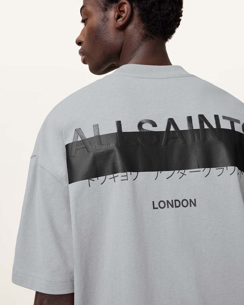 Redact Oversized Embroidered Logo T-Shirt