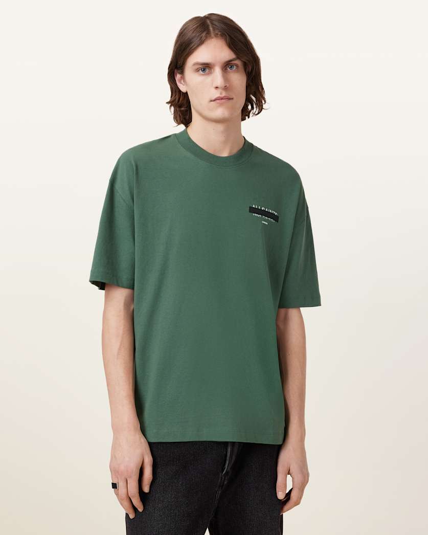 Redact Oversized Embroidered Logo T-Shirt