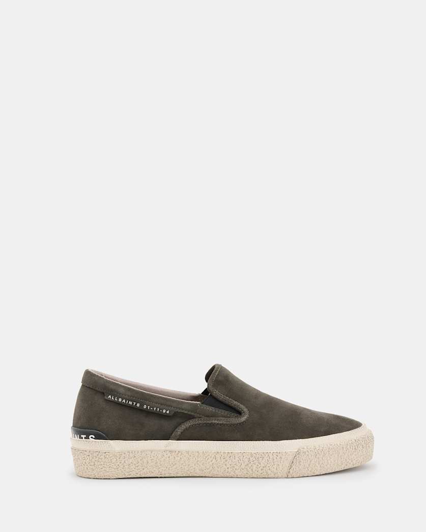 Navaho Suede Slip On Trainers