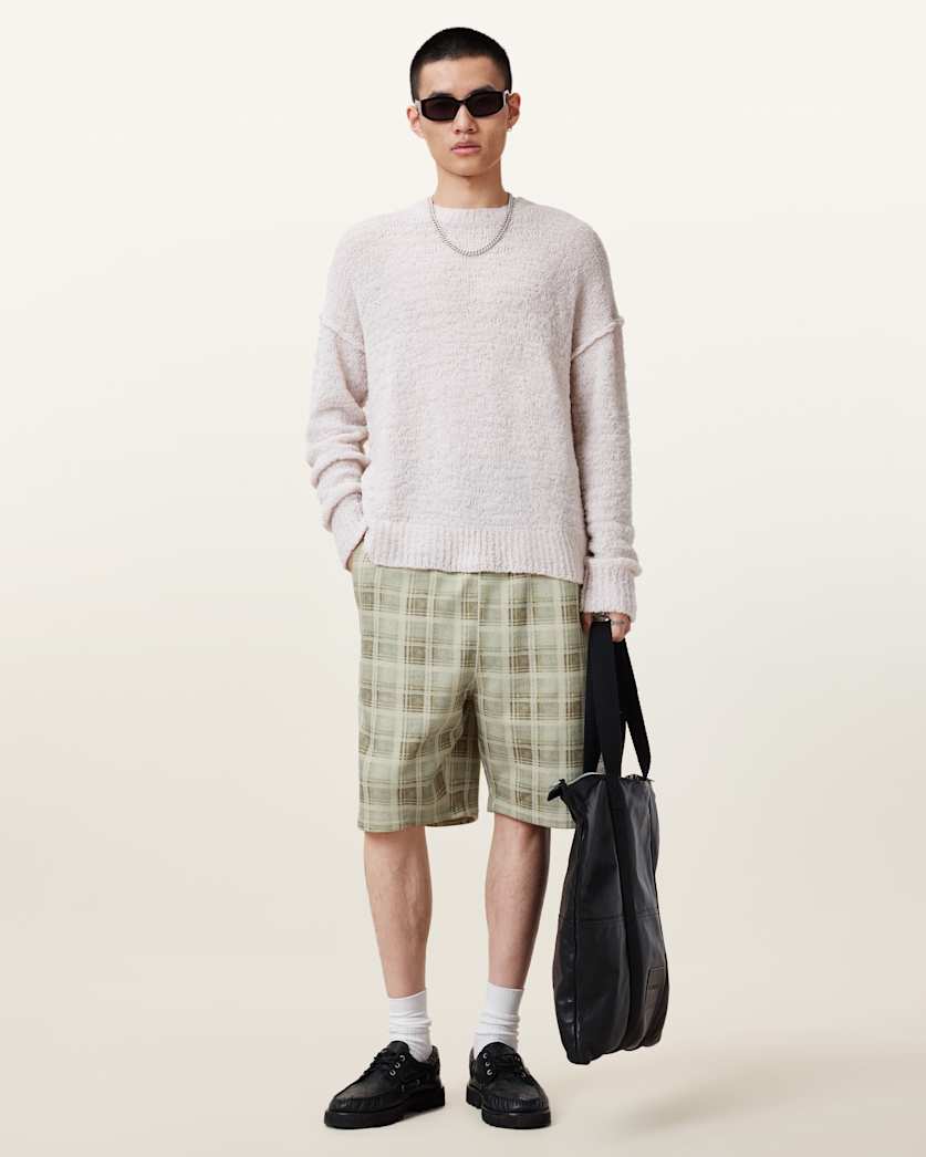 Benji Checked Sweat Shorts