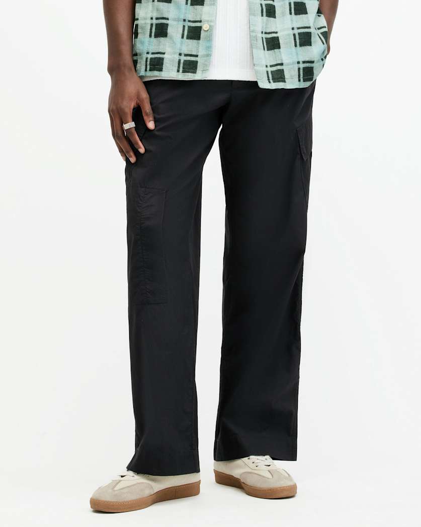 Verge Wide Leg Relaxed Fit Cargo Trousers