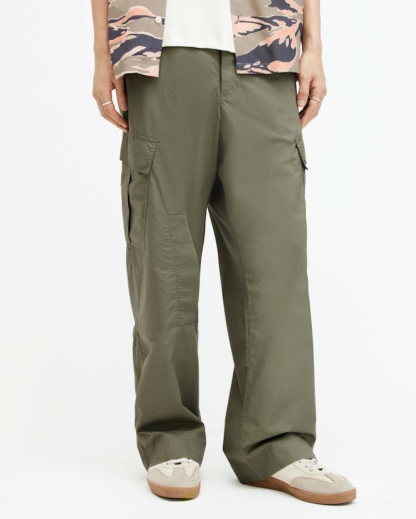 Verge Wide Leg Relaxed Fit Cargo Trousers