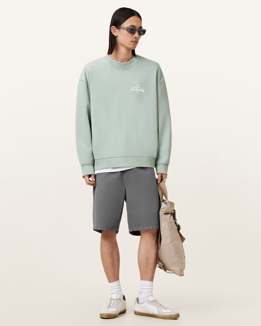 Soleil Crew Oversized Cropped Sweatshirt