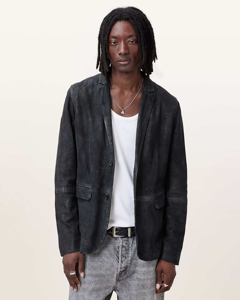 Monet Waxed Suede Blazer