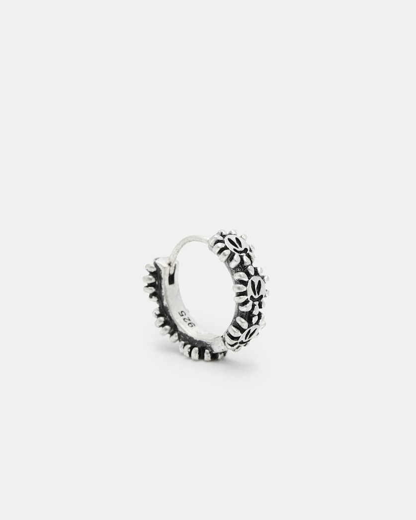 Daisical Sterling Silver Hoop Earring