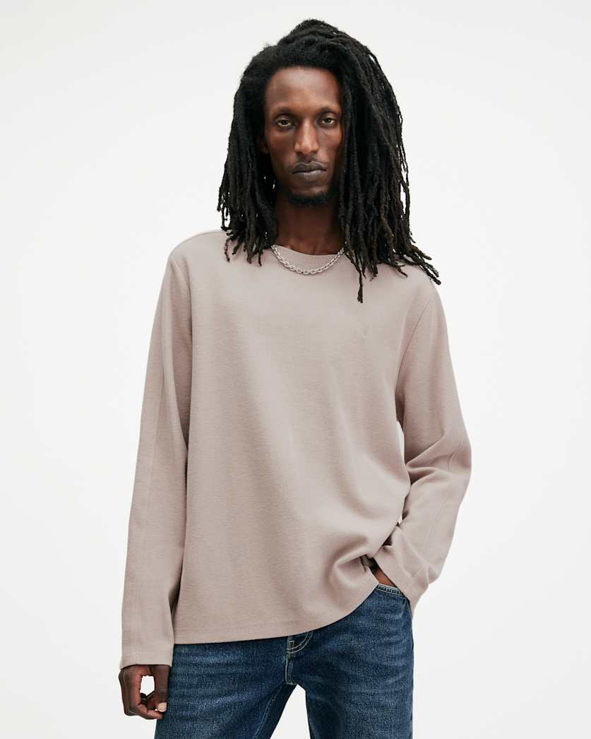 Rowe Long Sleeve Waffle Ramskull T-Shirt