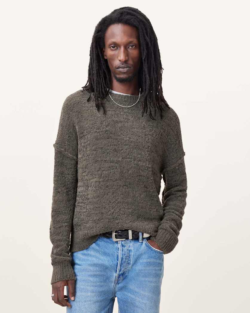 Chillion Boxy Oversized Crew Neck Jumper