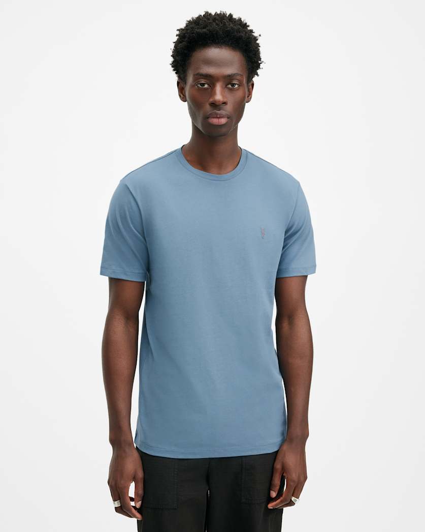 Brace Brushed Cotton Crew Neck T-Shirt