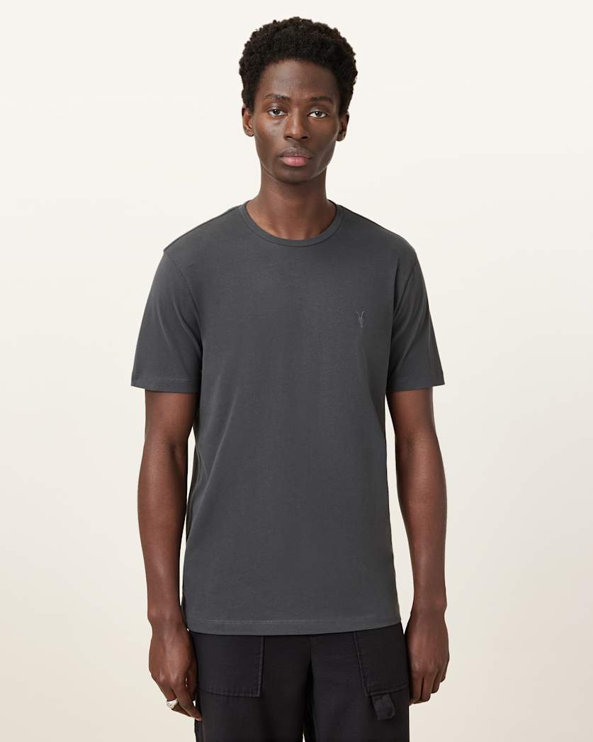 Brace Brushed Cotton Crew Neck T-Shirt