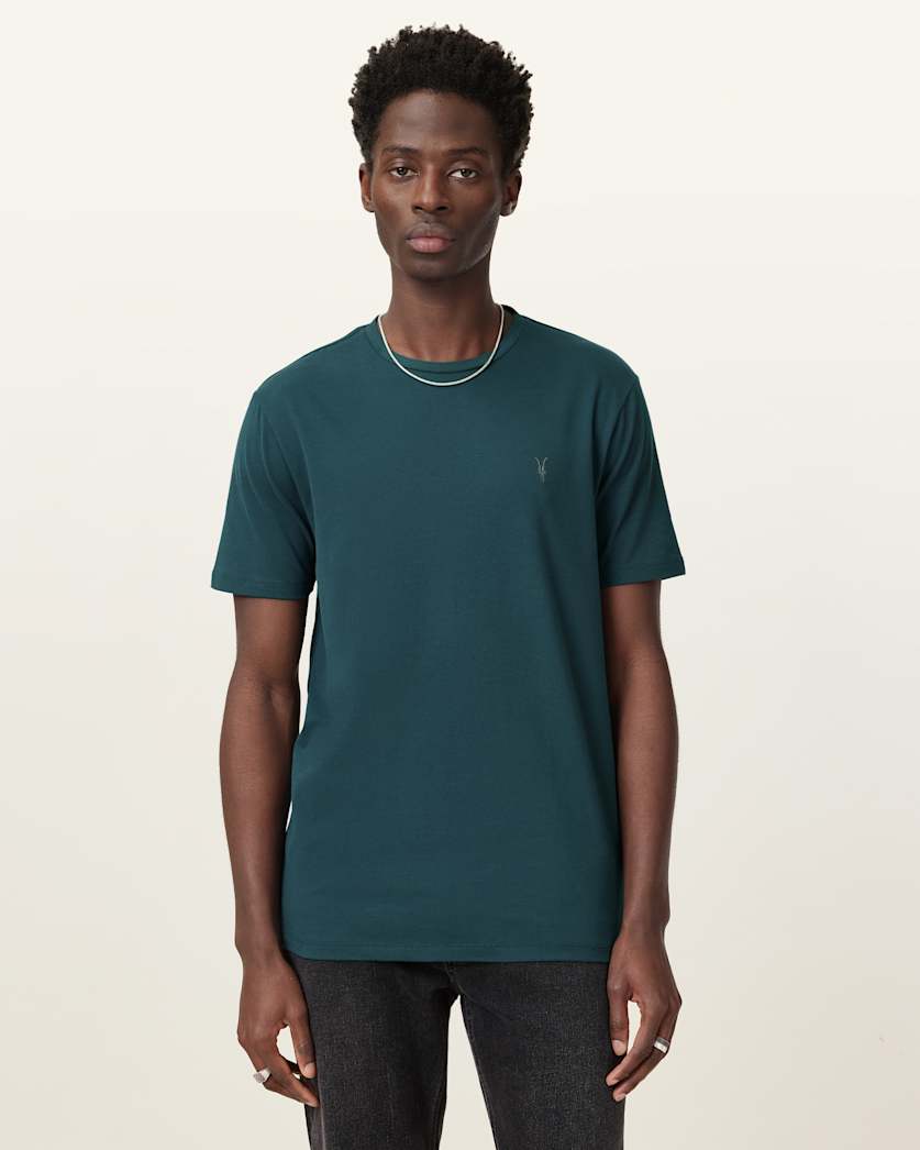 Brace Brushed Cotton Crew Neck T-Shirt