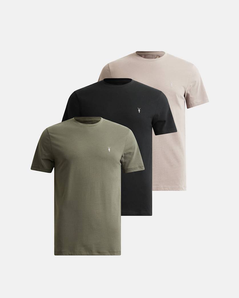 Brace Brushed Cotton T-Shirts 3 Pack