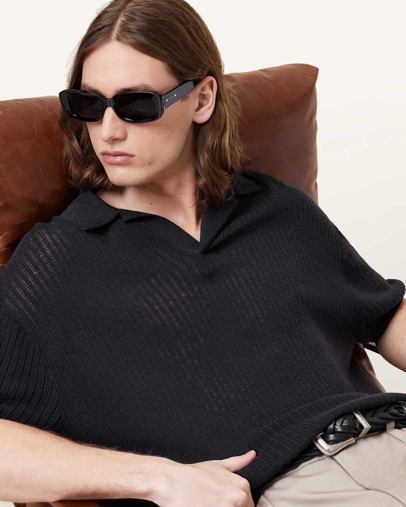 Thoma Short Sleeve Knitted Polo Shirt