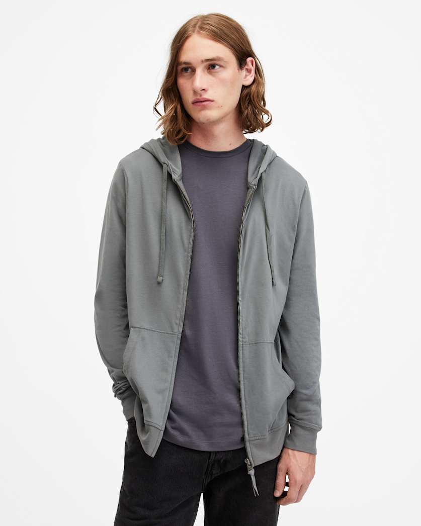 Brace Zip Up Brushed Cotton Ramskull Hoodie