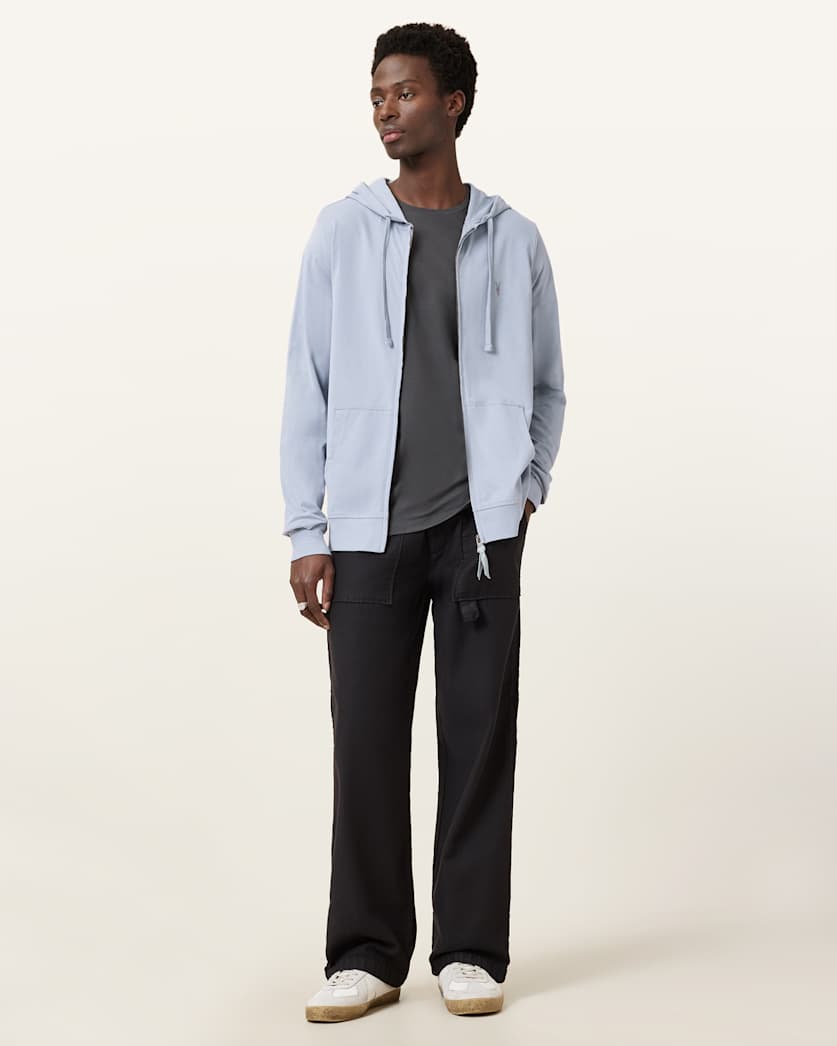 Brace Zip Up Brushed Cotton Ramskull Hoodie