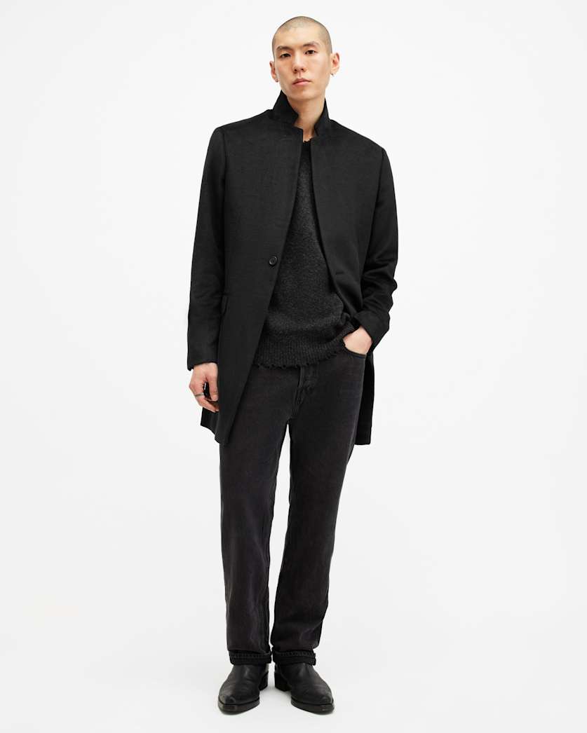 Hargrove Slim Fit Wool Blend Coat