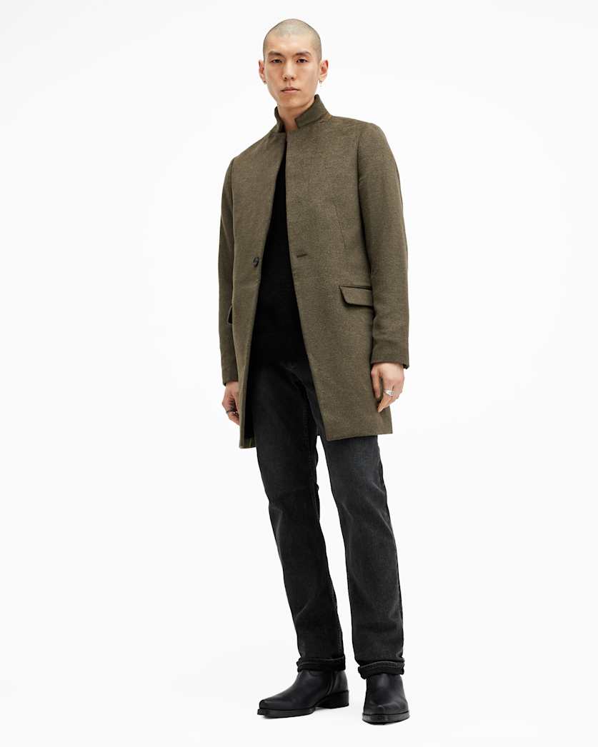Hargrove Slim Fit Wool Blend Coat
