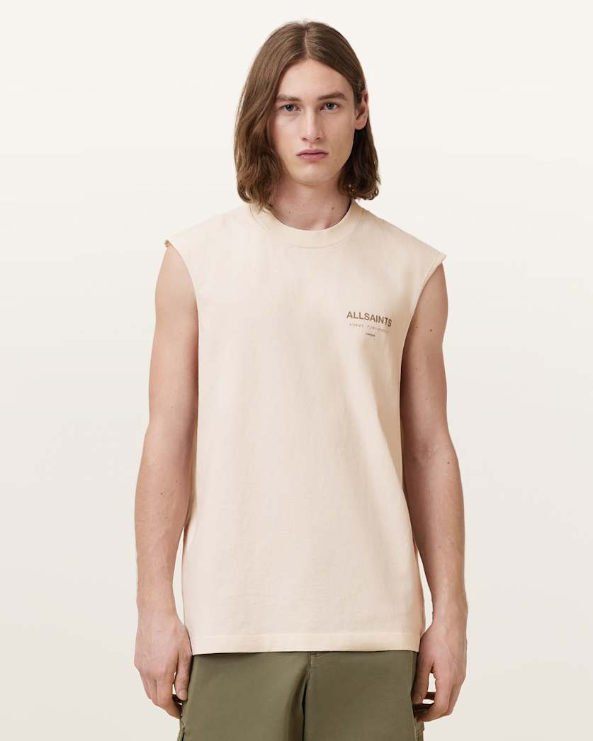 Underground Sleeveless Crew Neck T-Shirt