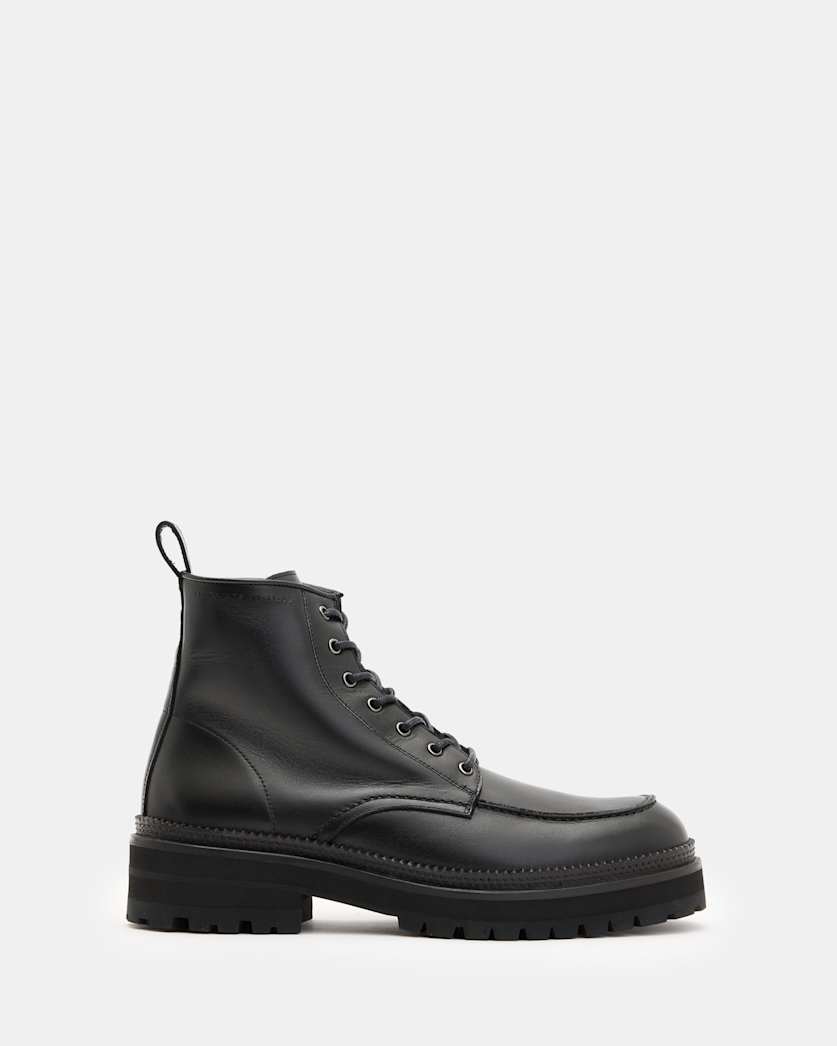Castle Lace Up Leather Boots