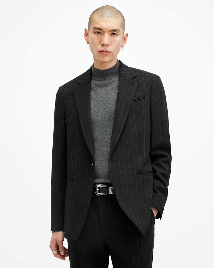 Heddon Relaxed Fit Pinstripe Blazer