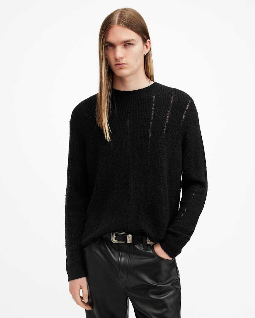 Hades Laddered Crew Neck Jumper