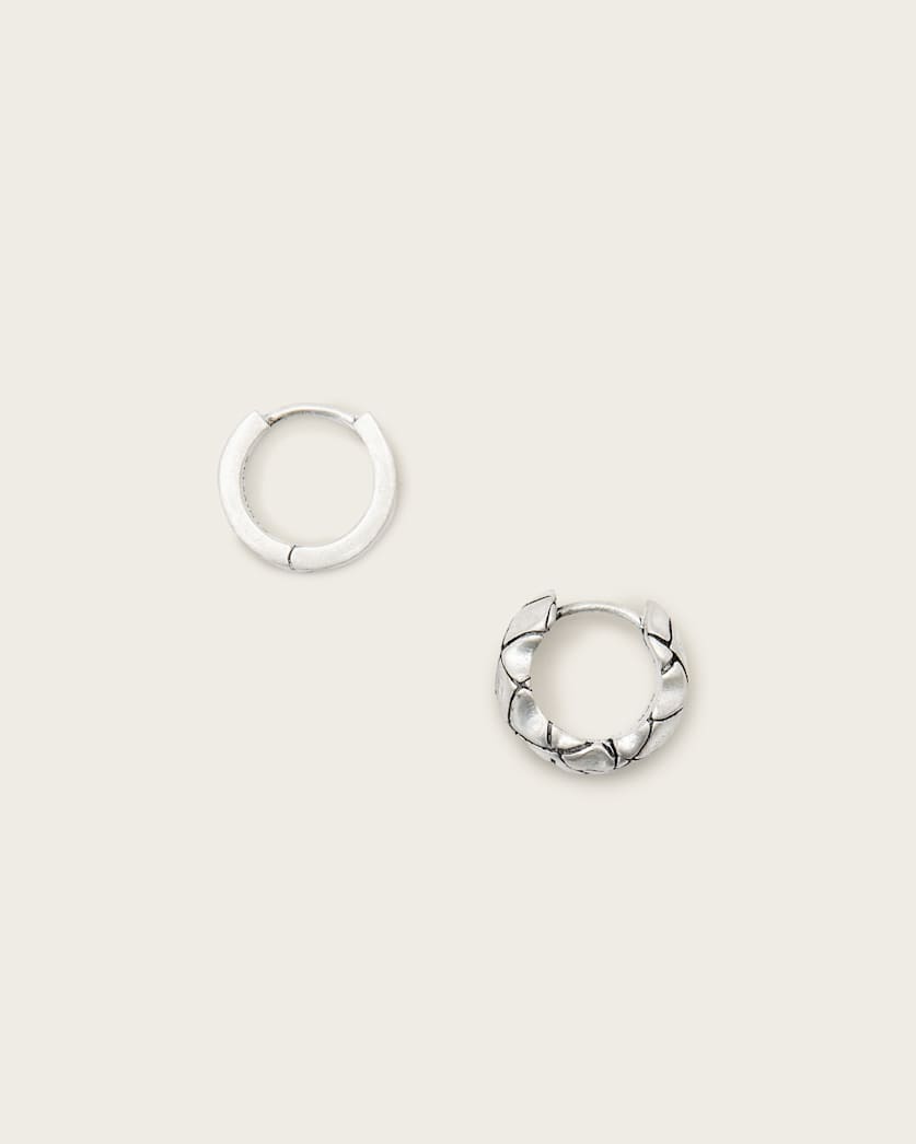 Ajax Sterling Silver Hoop Earring Set
