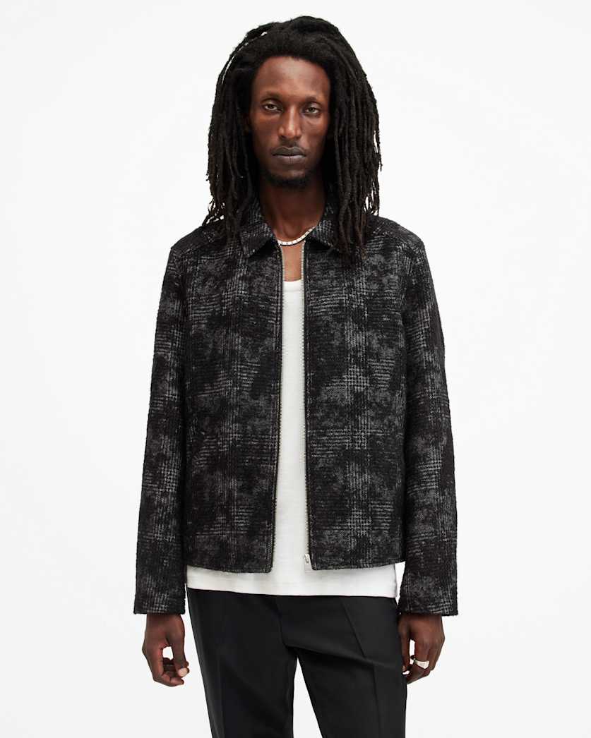 Keller Checked Jacquard Jacket