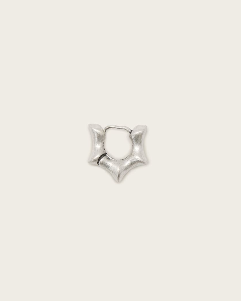 Tarek Sterling Silver Hoop Earring