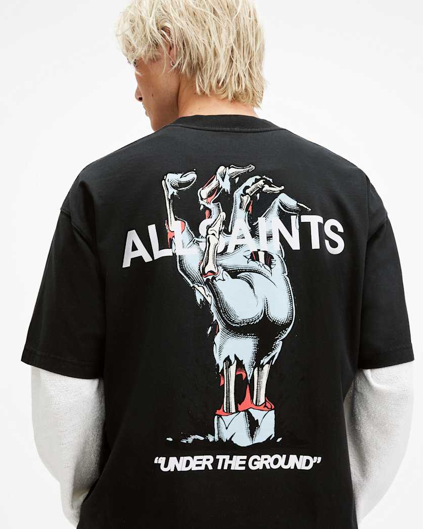 Undergang Oversized Graphic Printed T-Shirt