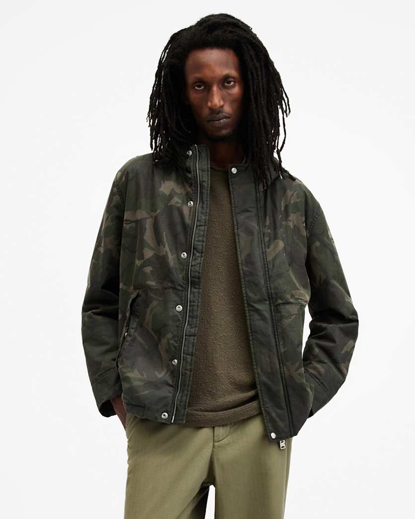 Atticus Camouflage Hooded Jacket