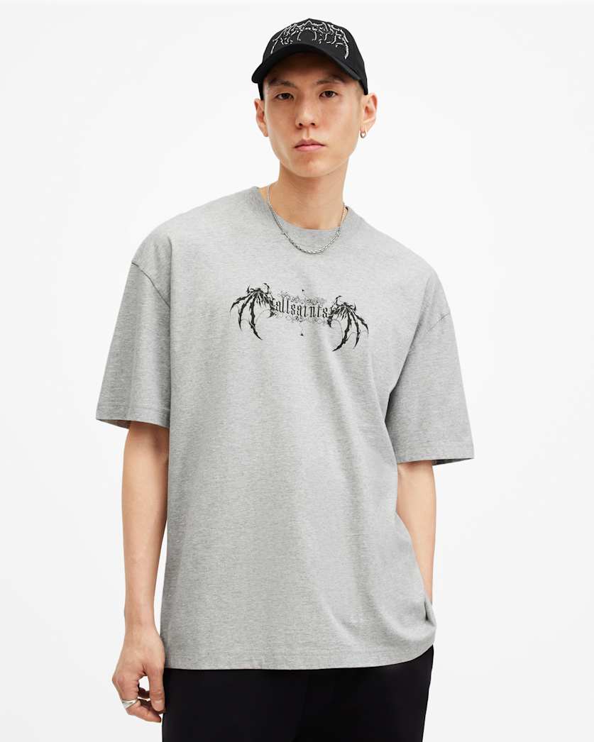 Angelic Oversized Gothic Logo T-Shirt