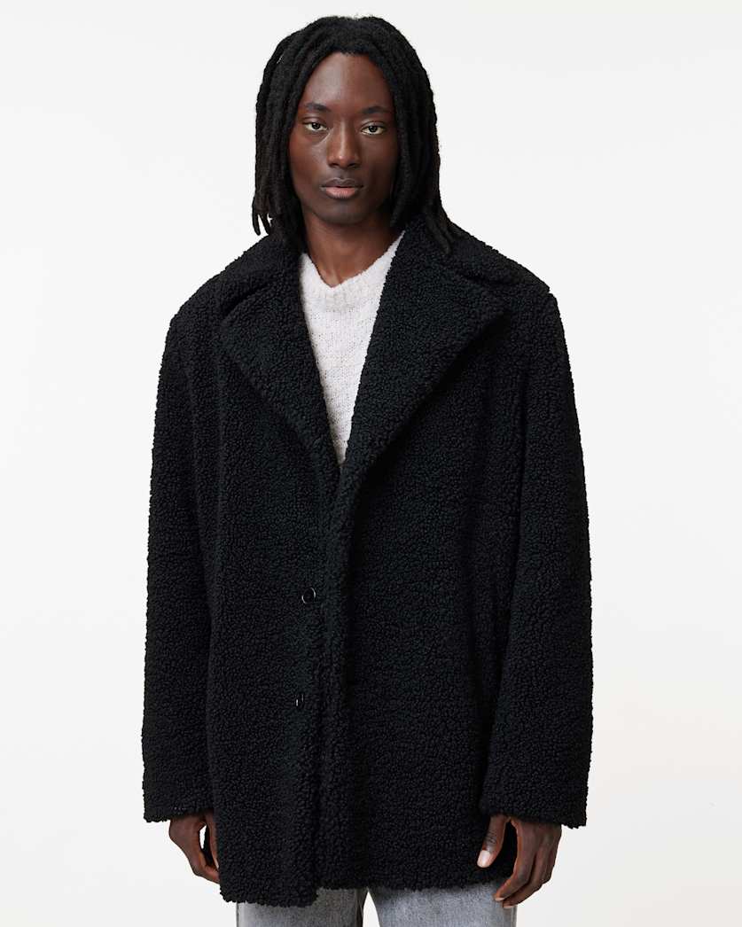 Driscole Faux Sherpa Relaxed Fit Coat