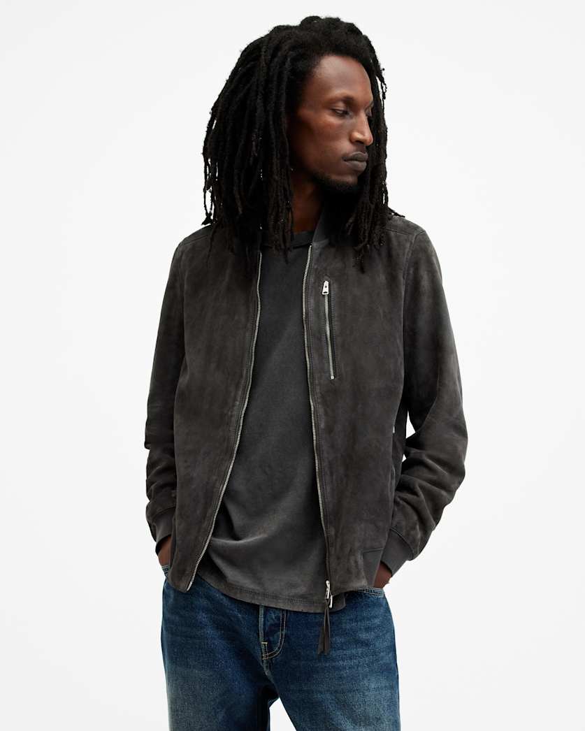 Kemble Suede Bomber Jacket