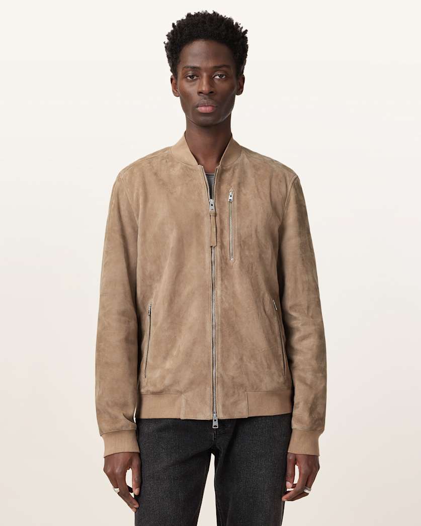 Kemble Suede Bomber Jacket