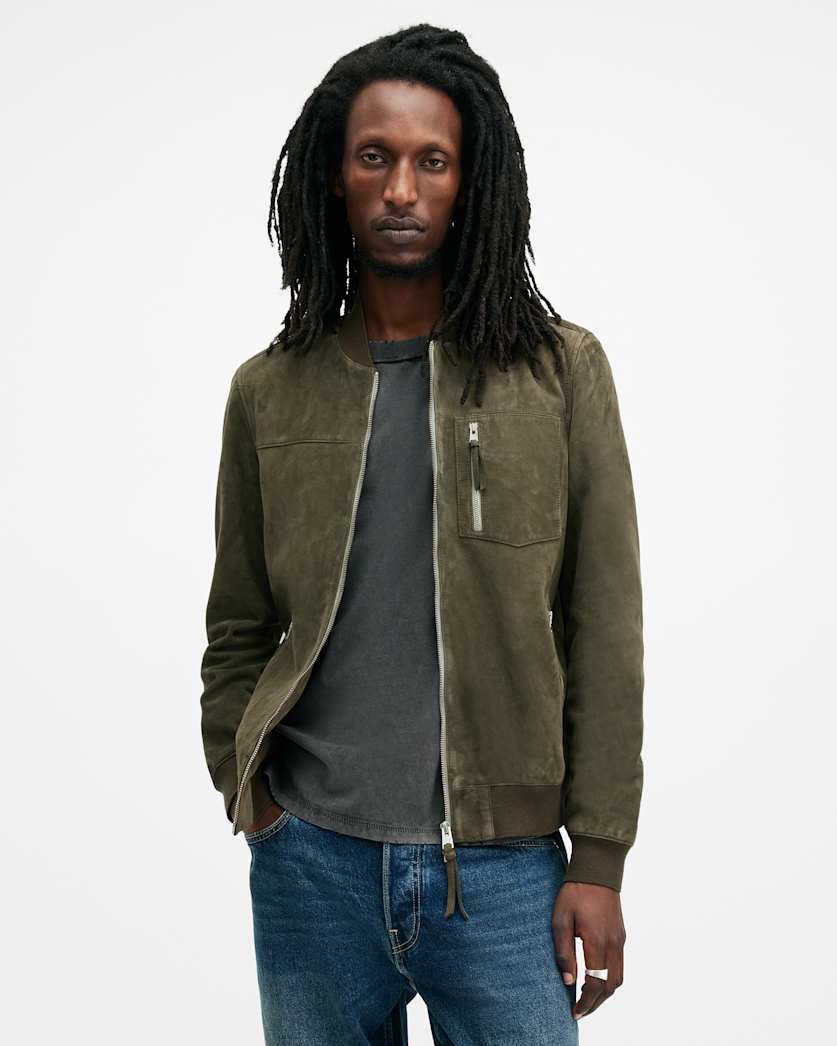 Kairo Suede Bomber Jacket