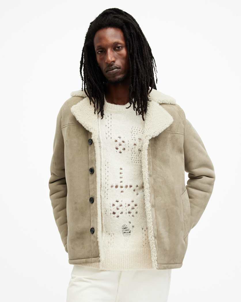 Paulson Relaxed Fit Shearling Coat