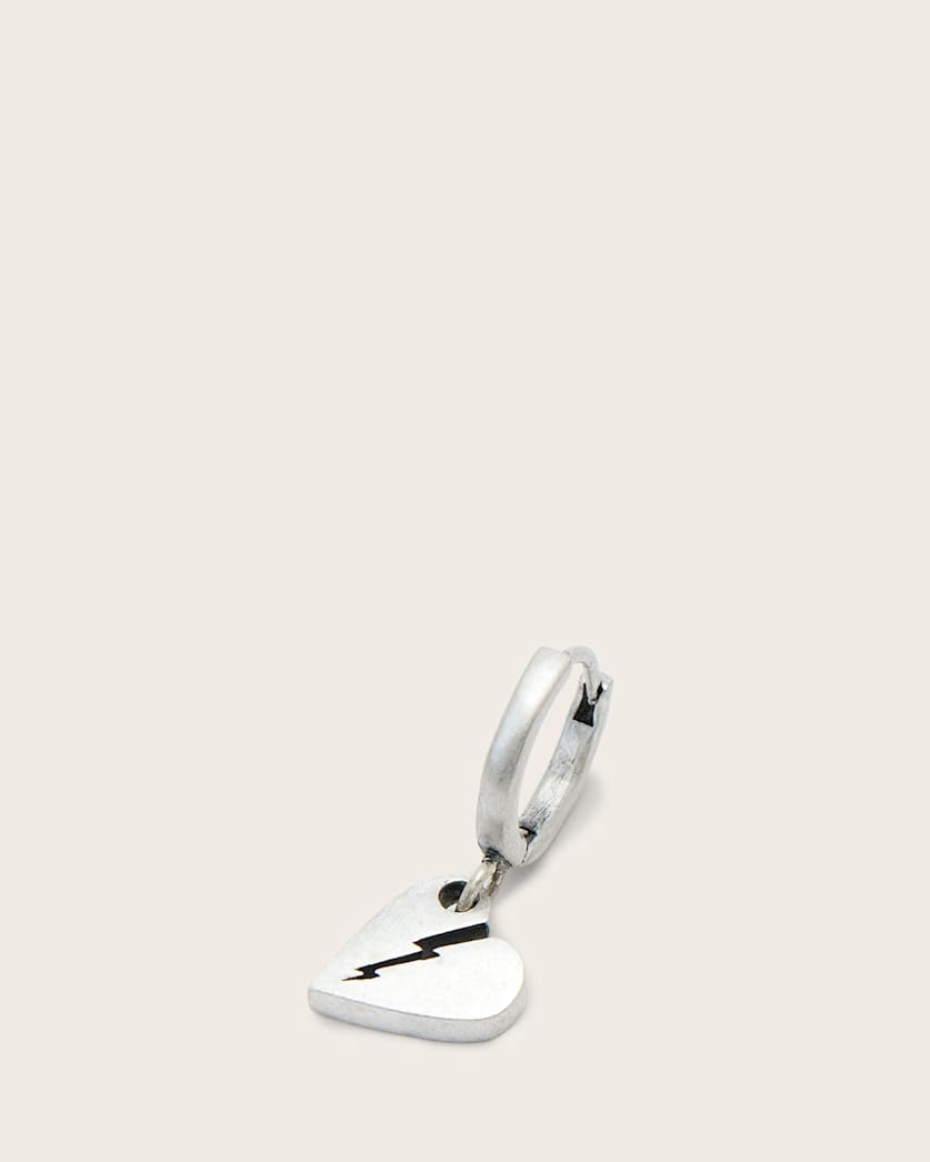 Split Heart Hoop Earring