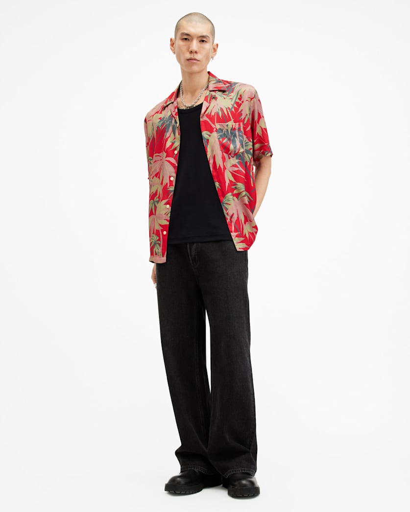 Hudsony Relaxed Fit Printed Shirt