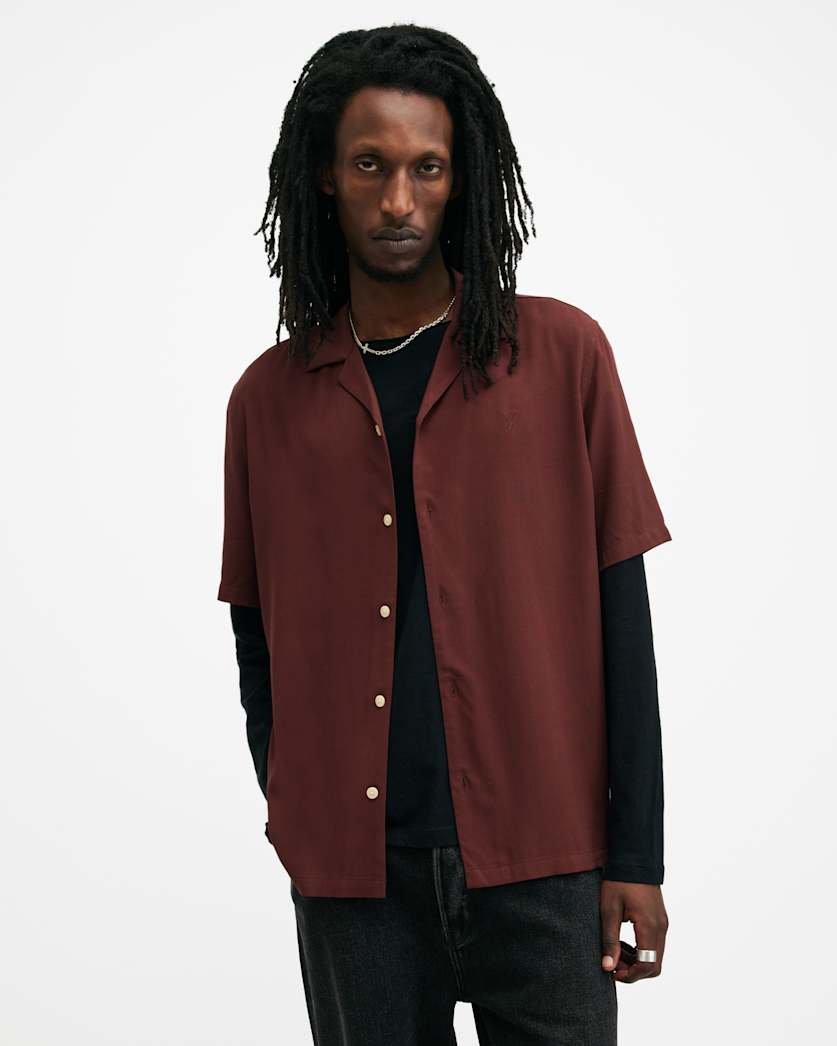 Venice Revere Collar Ramskull Shirt