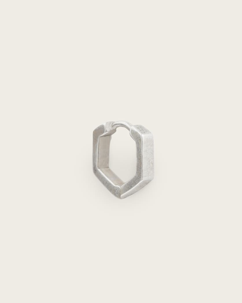 Hex Hoop Earring