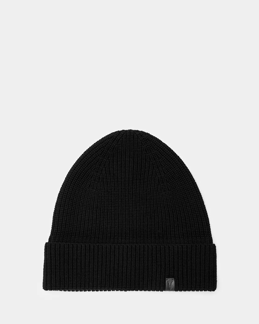Merino Turned Up Cuff Wool Beanie