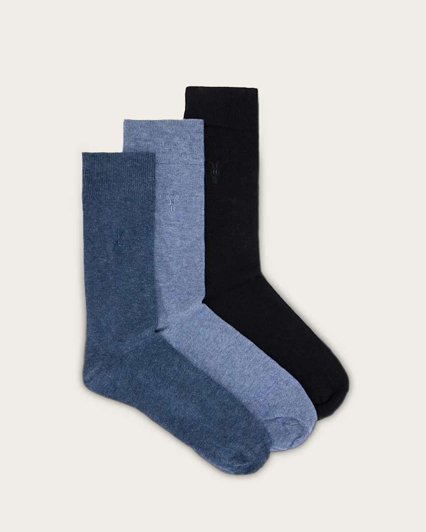 Adan Ramskull Embroidered Socks 3 Pack