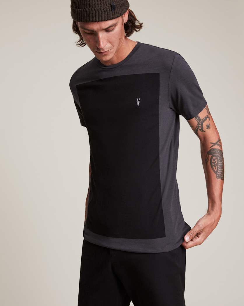 Lobke Colour Block Ramskull Crew T-Shirt
