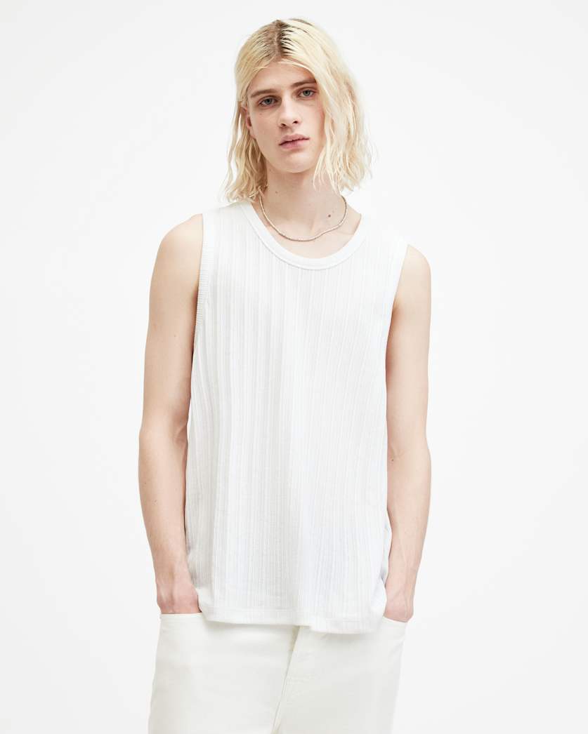 Madison Scoop Neck Textured Vest Top
