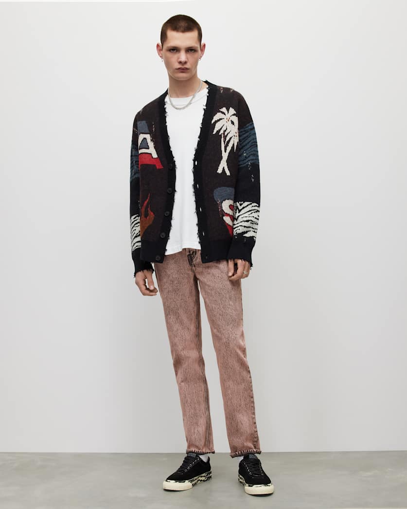 Curtis Straight Fit Overdyed Denim Jeans